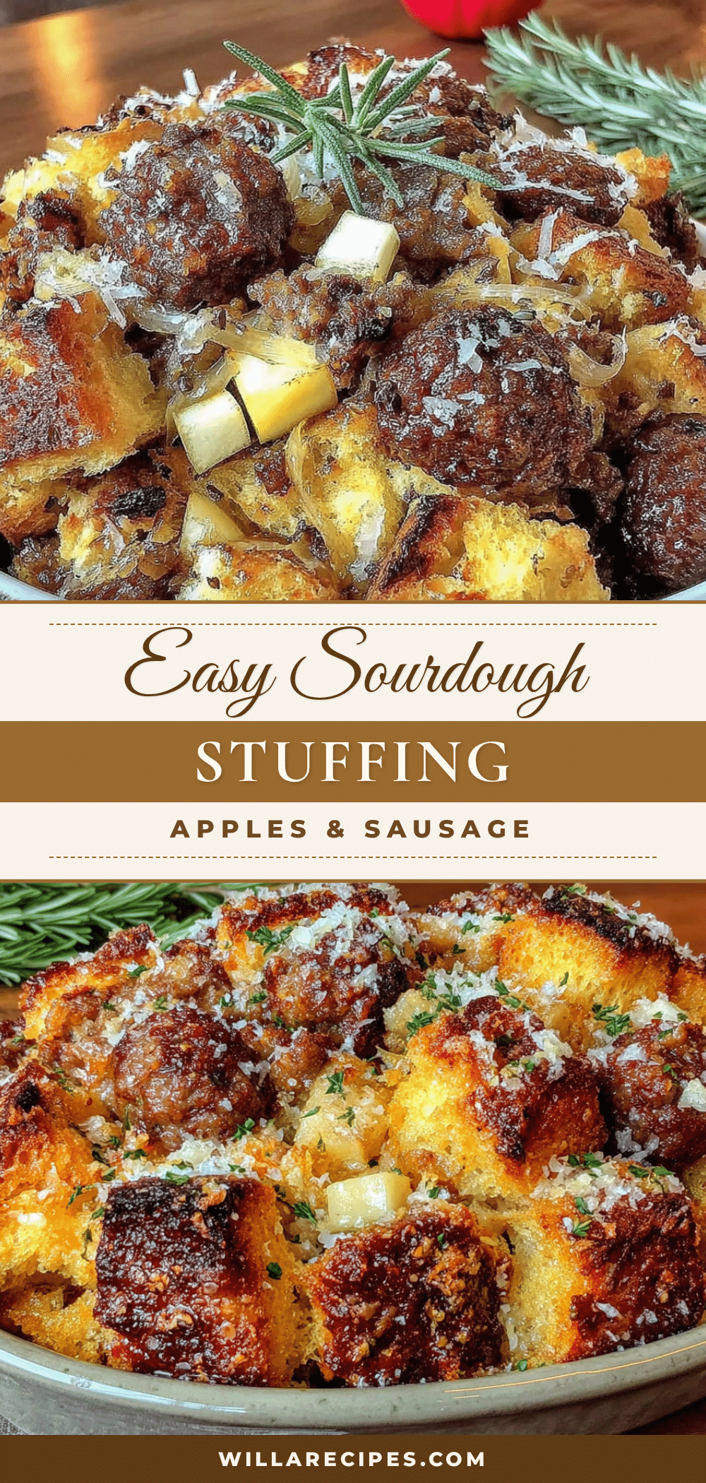 best easy sourdough stuffing with apples and sausage recipe