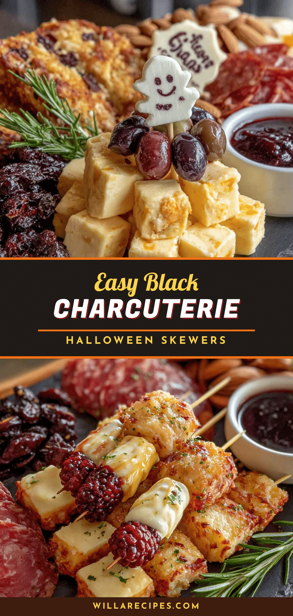 black charcuterie board recipe
