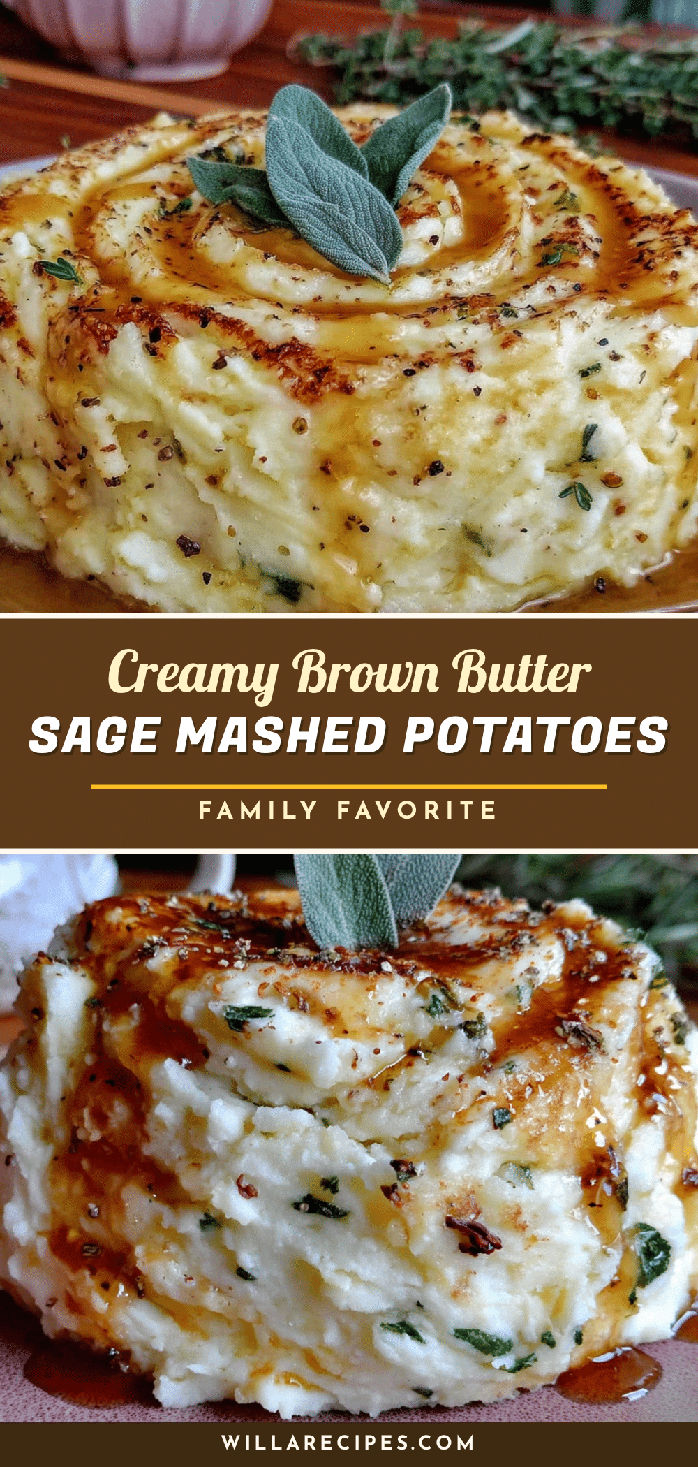 brown butter sage mashed potatoes recipe