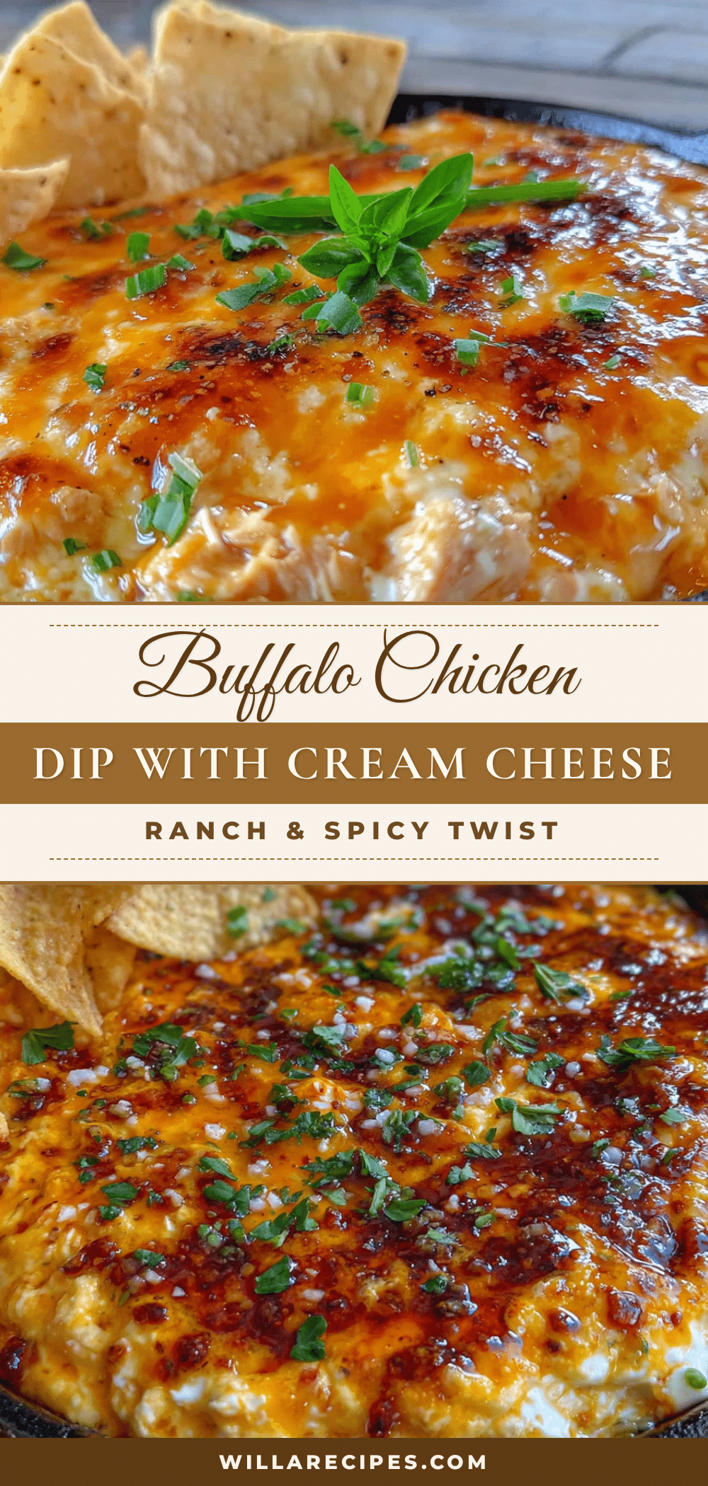buffalo chicken dip with cream cheese recipe