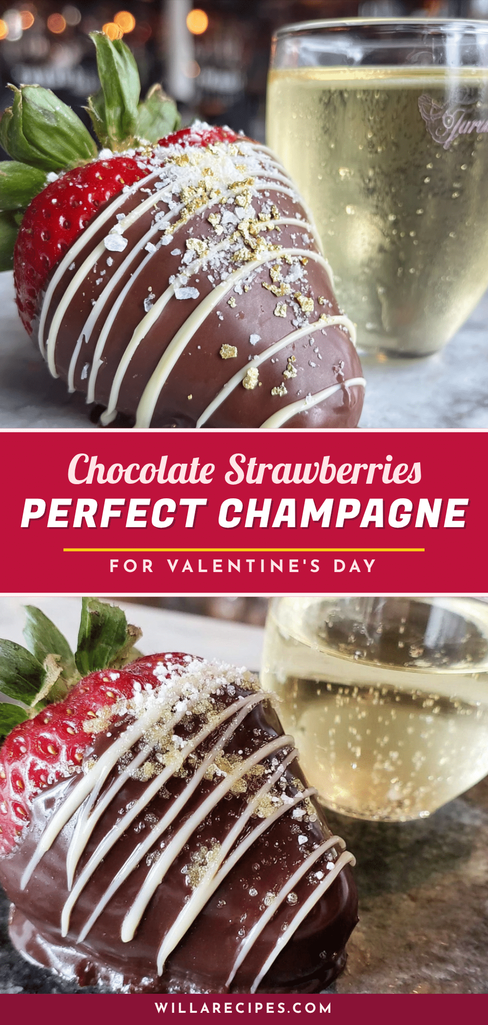 champagne chocolate covered strawberries recipe