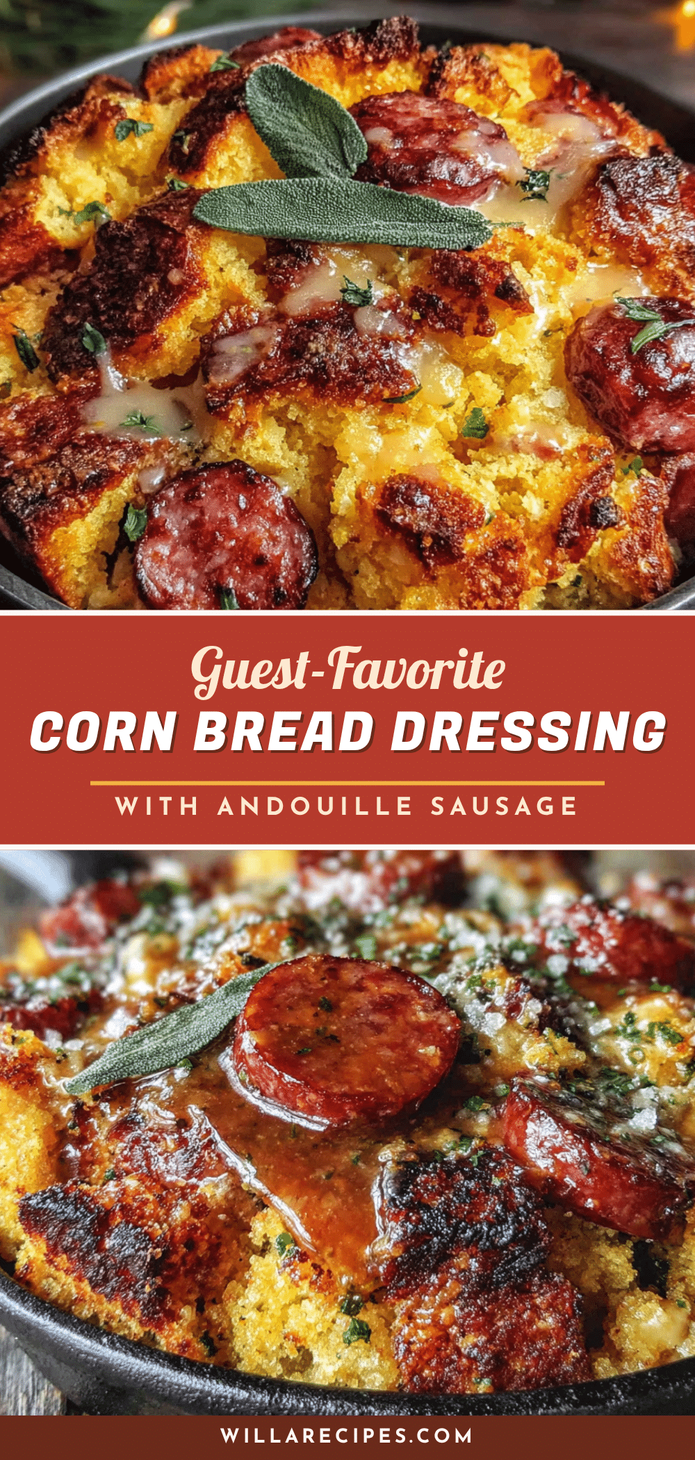 cornbread dressing with andouille sausage recipe