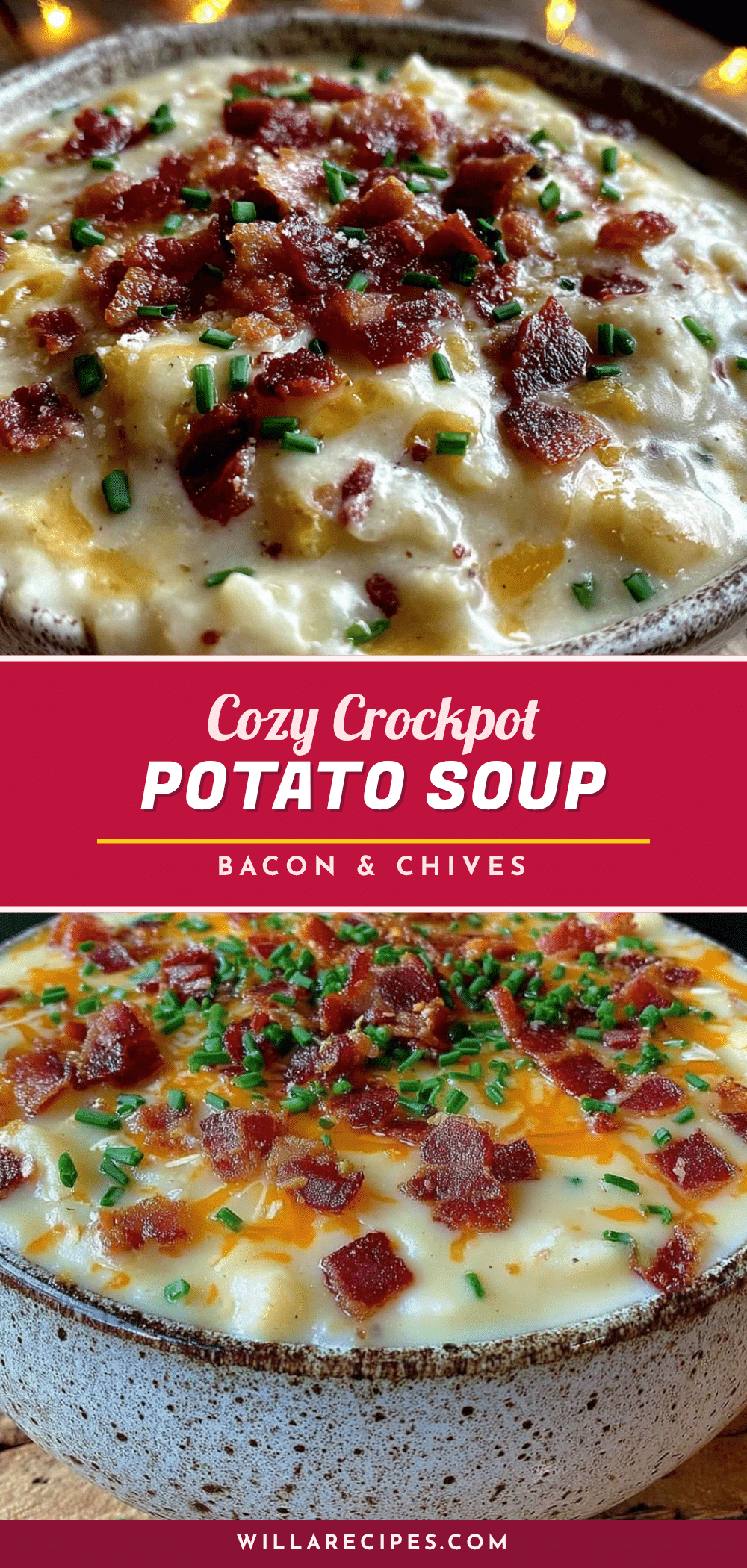 cozy crockpot potato soup recipe