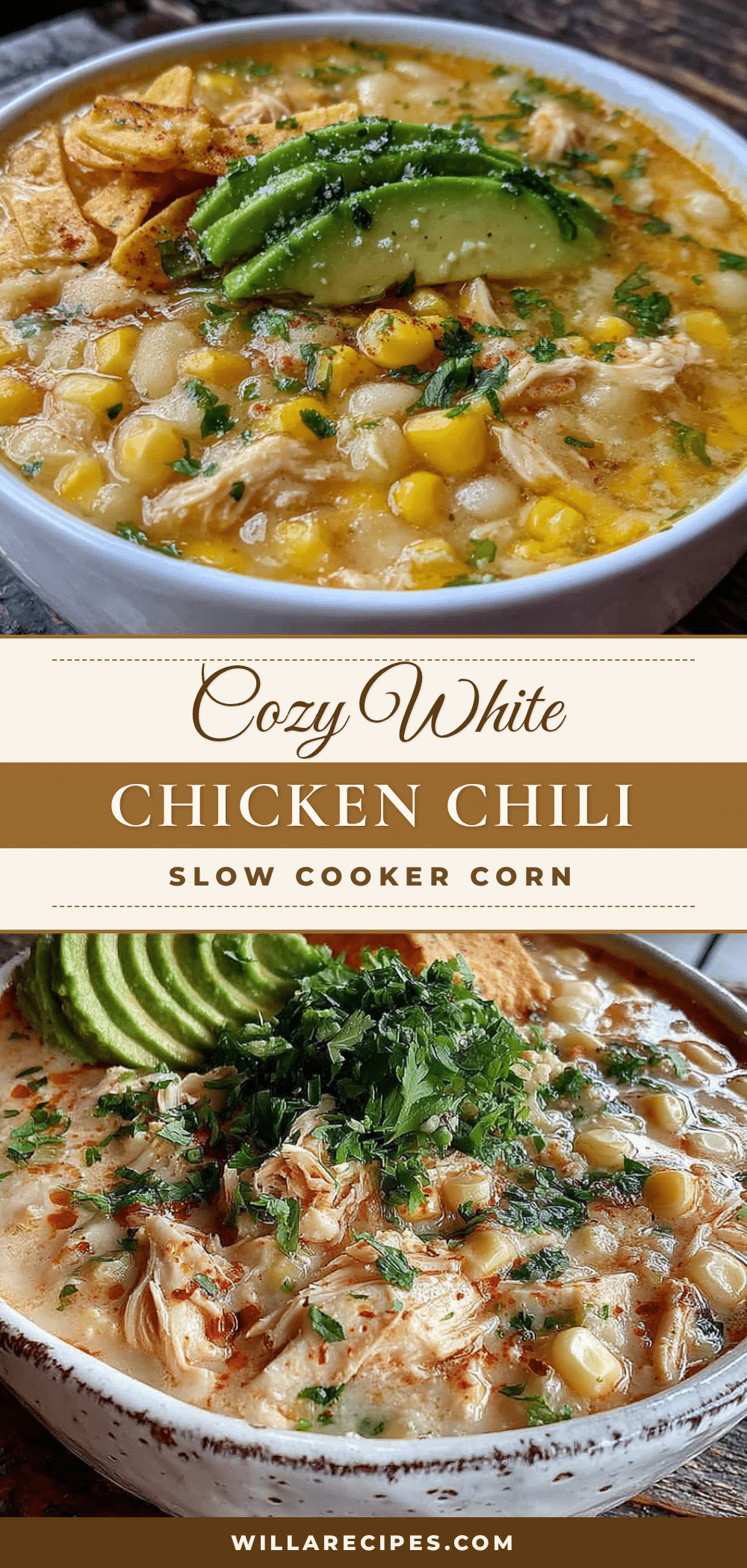 cozy slow cooker white chicken chili recipe