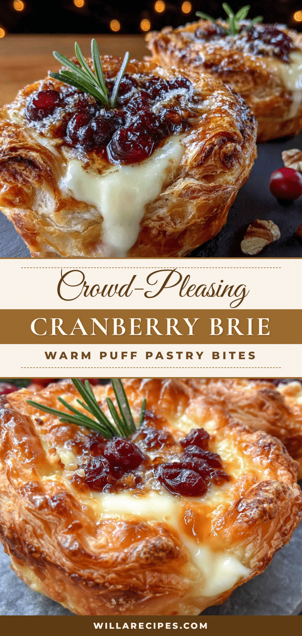 cranberry brie bites recipe