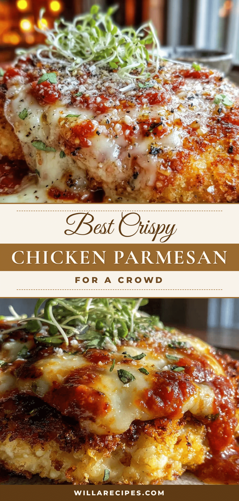 crispy baked chicken parmesan recipe