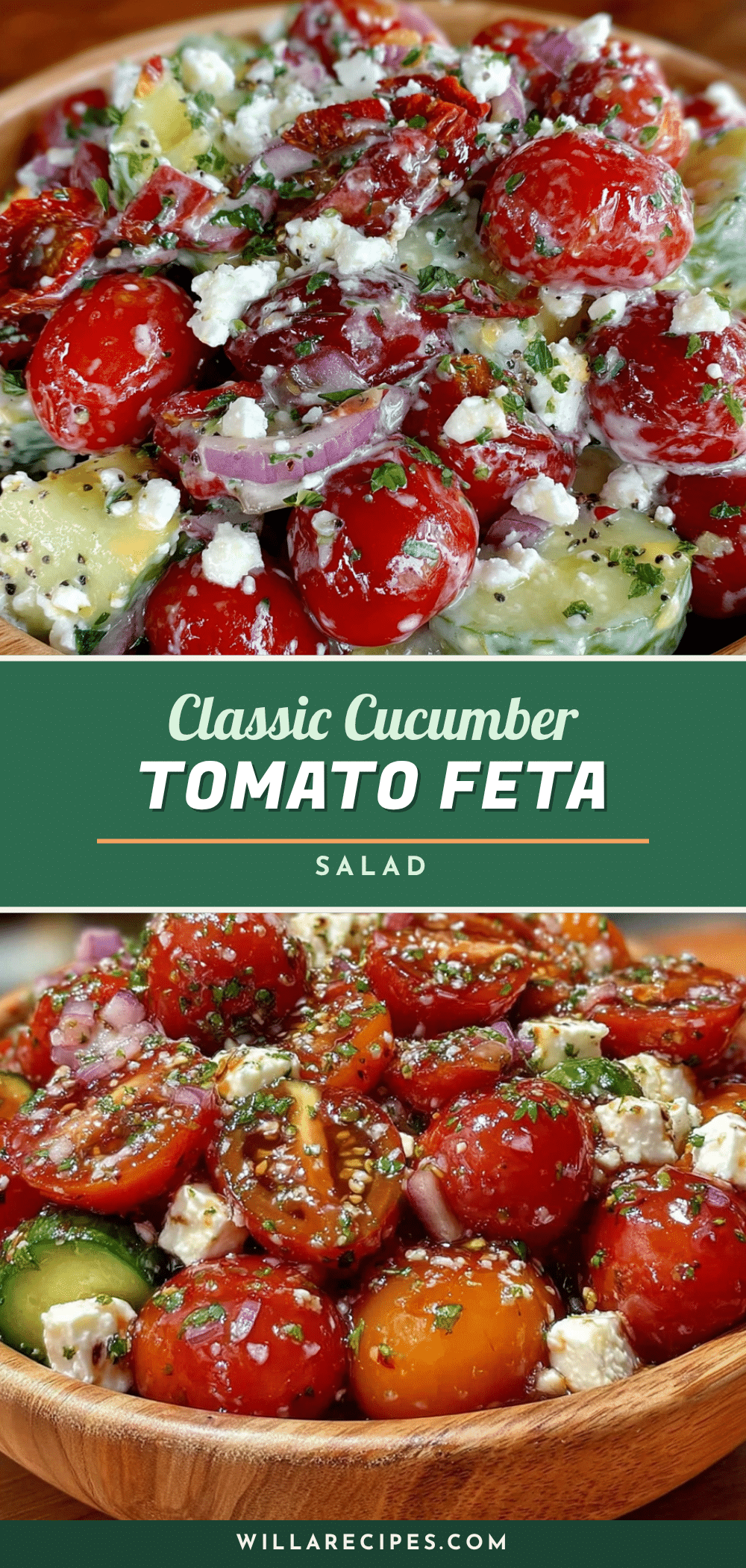 cucumber tomato feta salad recipe