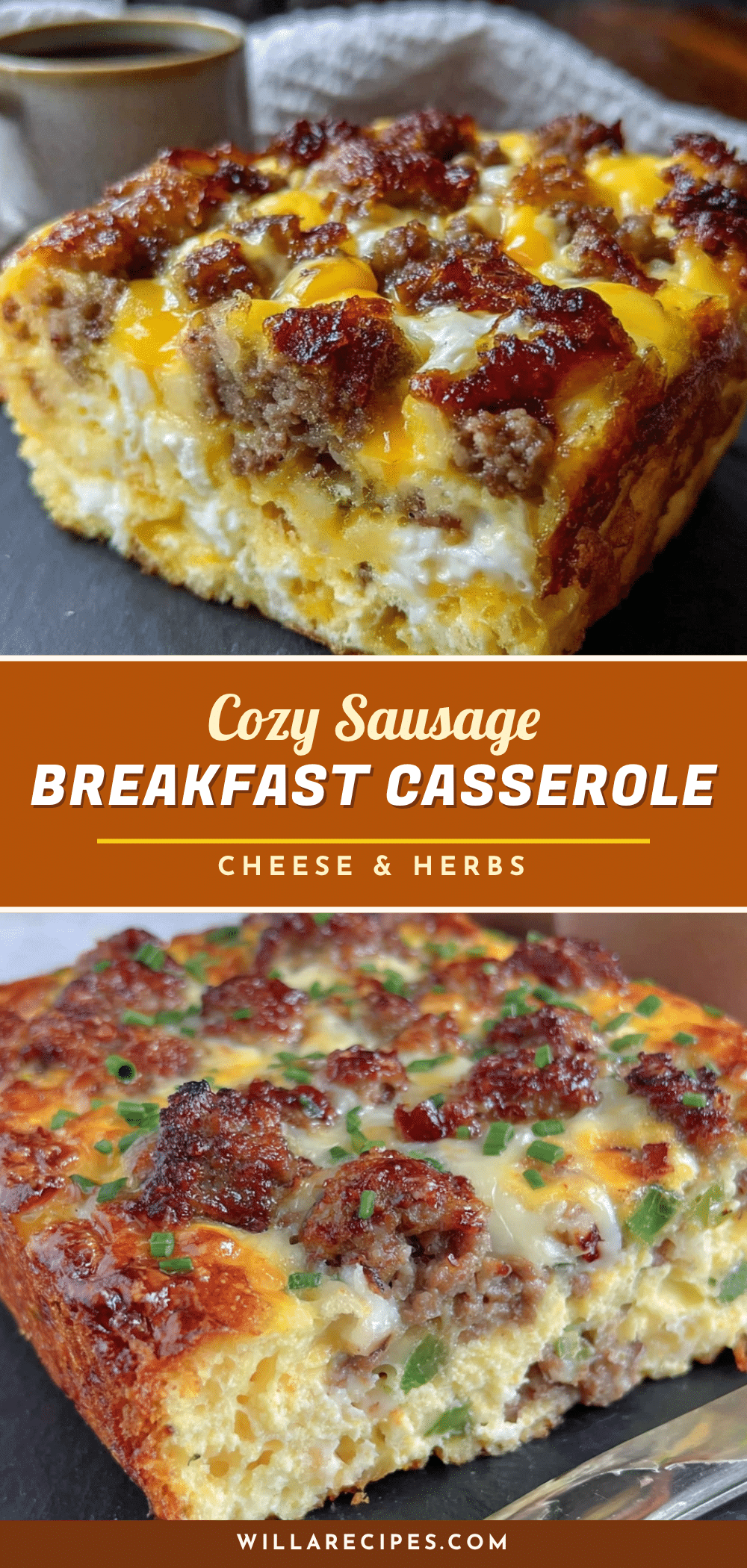 easy sausage and cheese breakfast casserole recipe