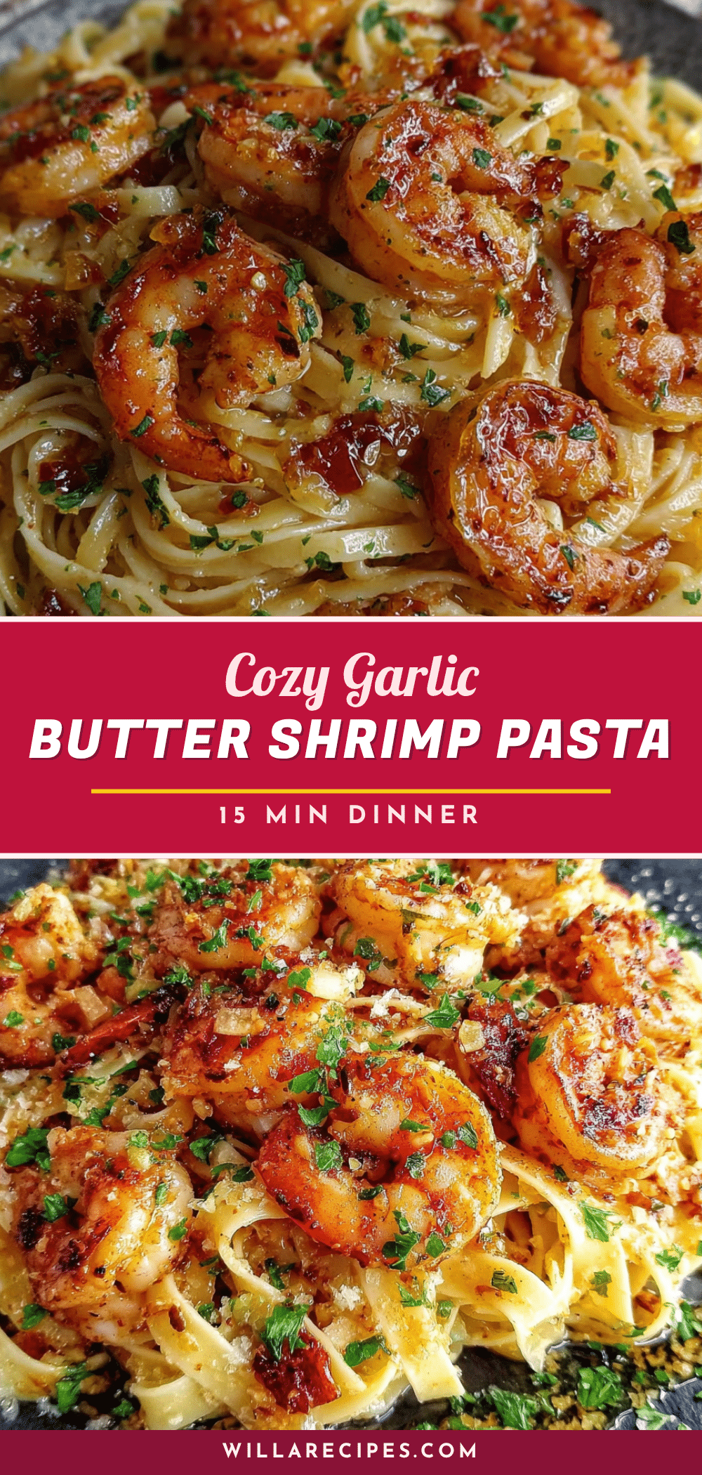 garlic butter shrimp pasta recipe