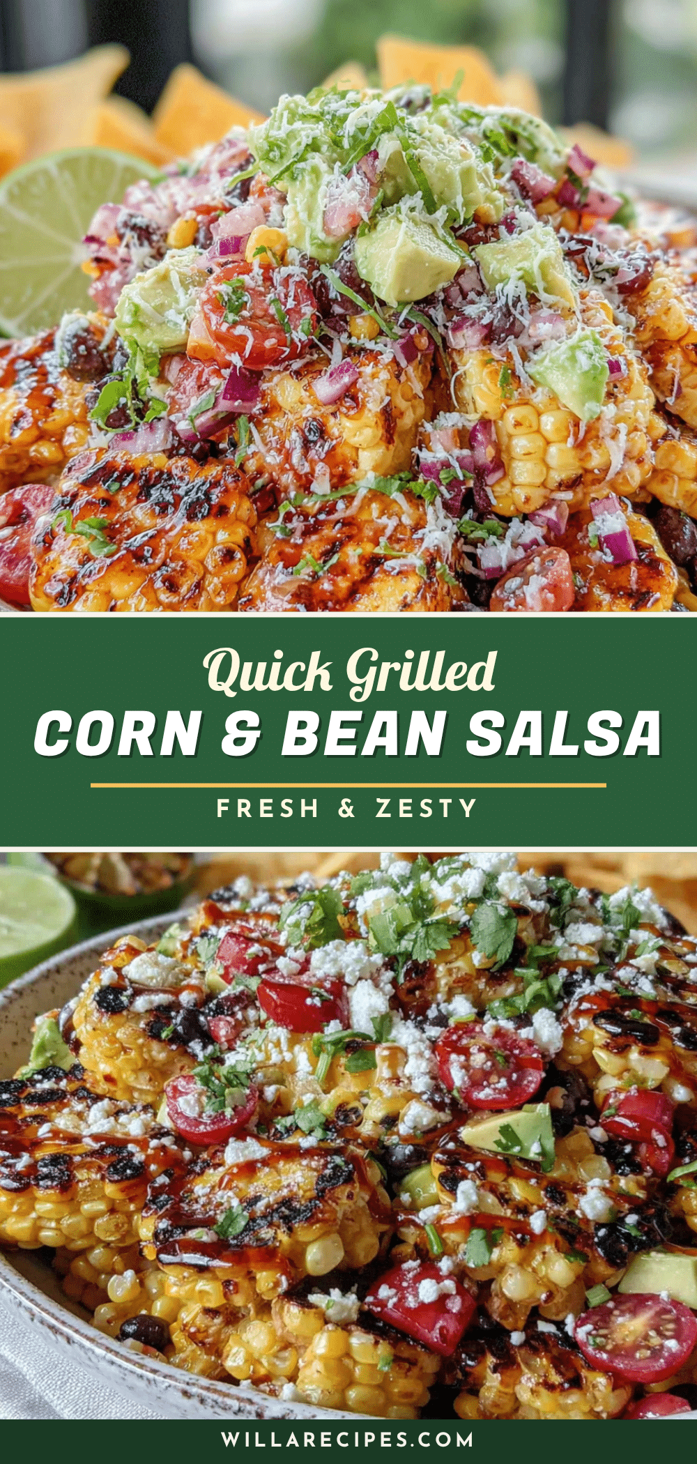 grilled corn and black bean salsa salad recipe