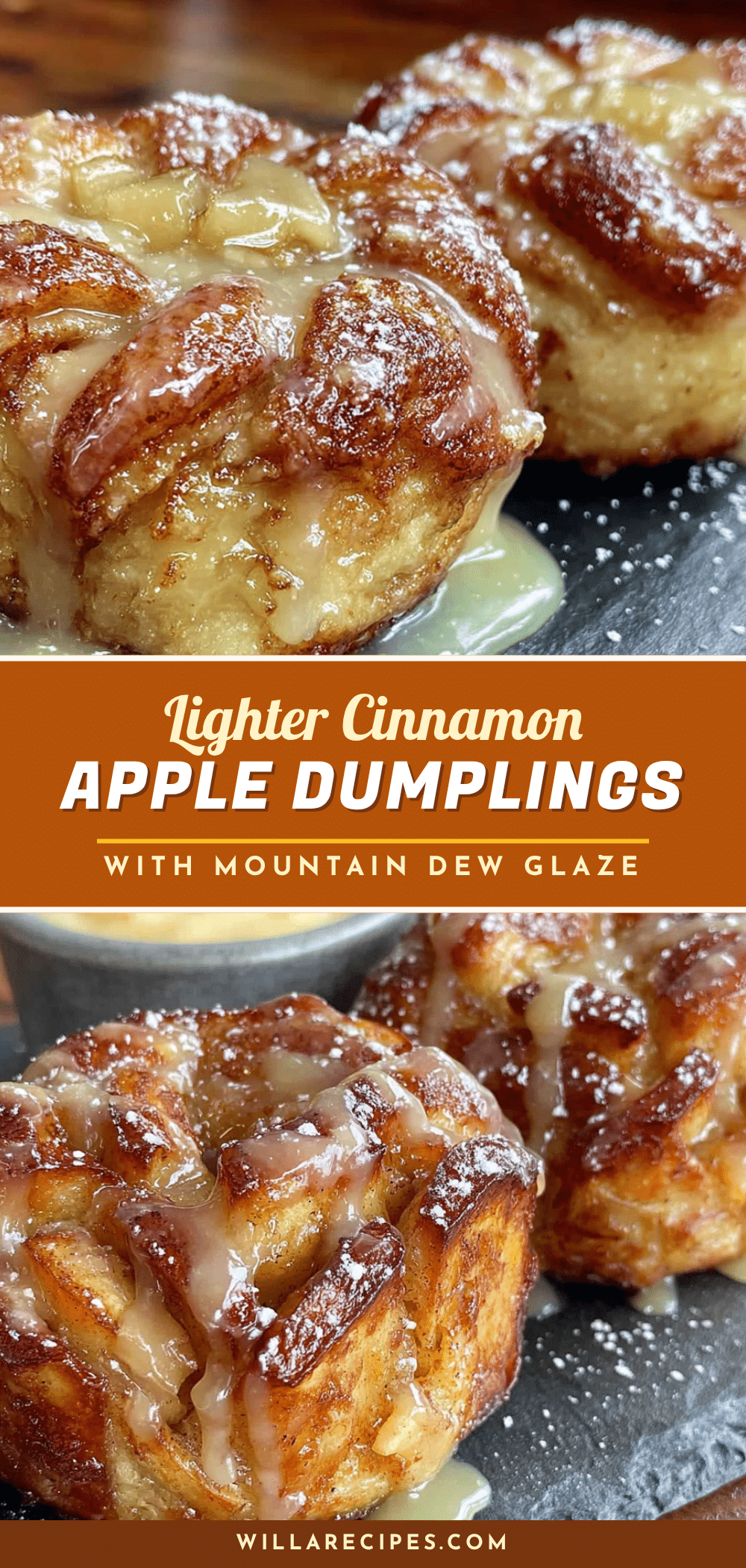 lighter cinnamon apple dumplings recipe