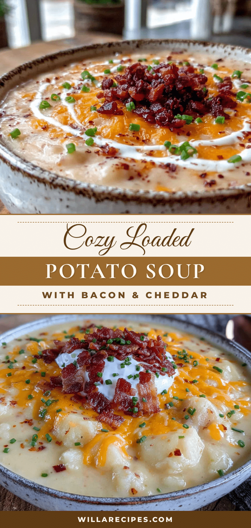 loaded baked potato soup with bacon recipe