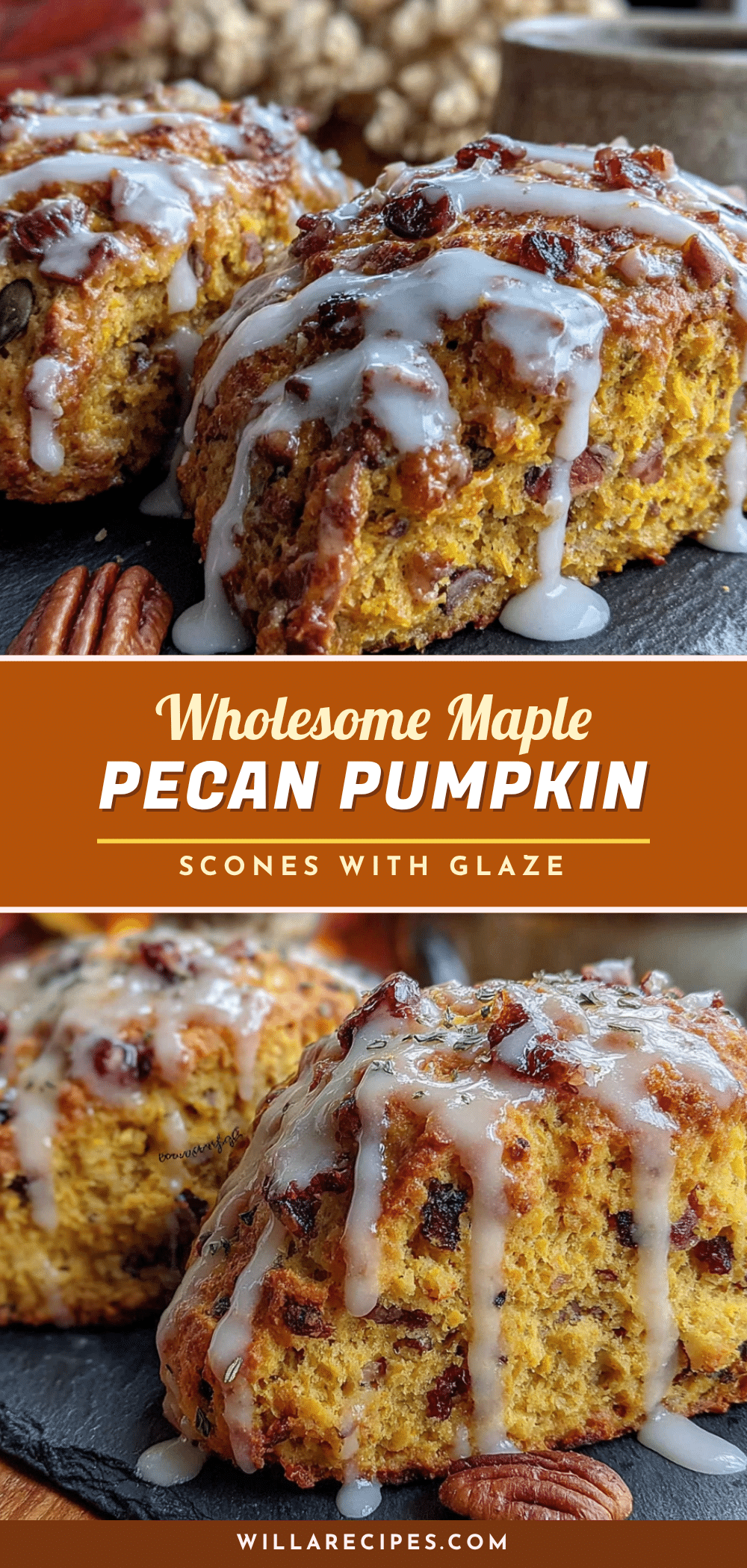 maple pecan pumpkin scones recipe