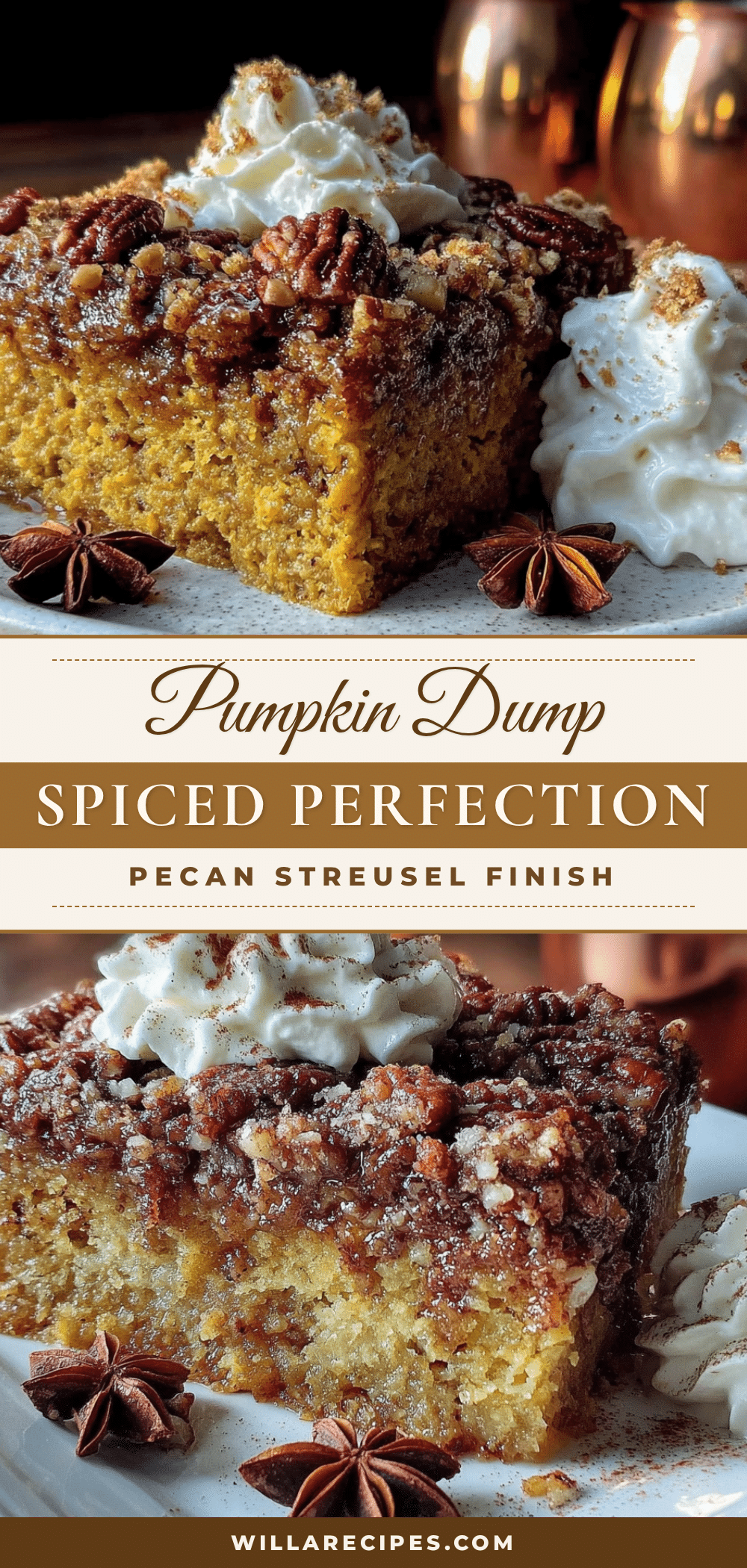 pumpkin dump cake recipe