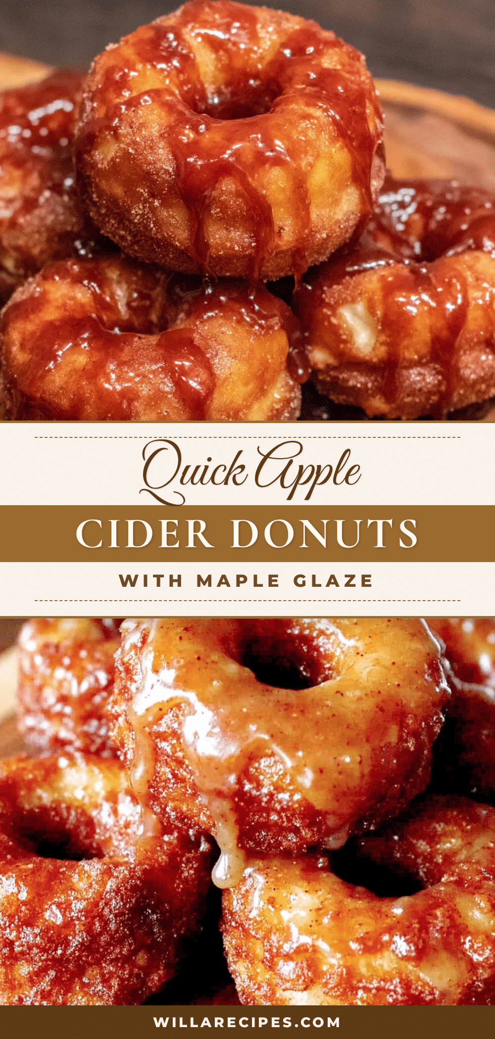 quick apple cider donuts recipe