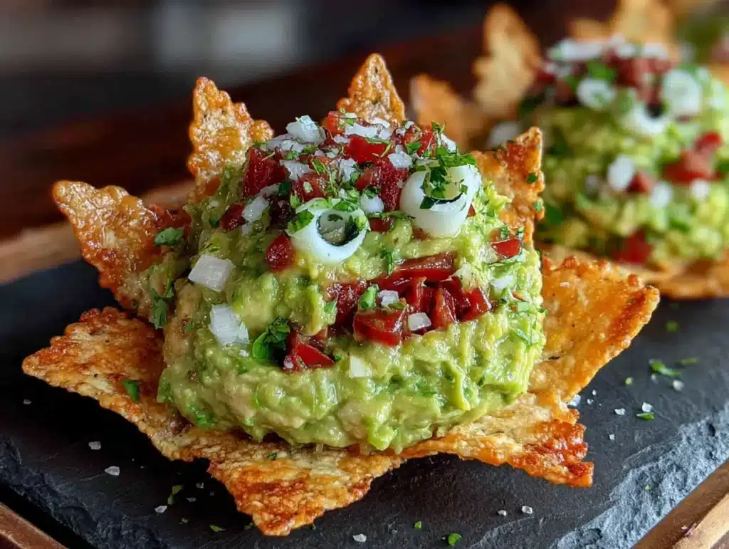 Quick Frankenstein Guacamole Bites - featured image